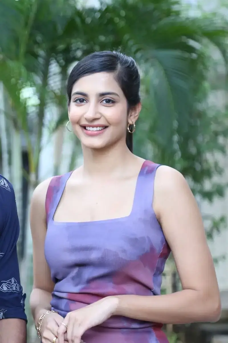 Actress Pragati Srivastava at New Telugu Movie Success Meet